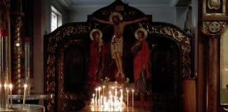 Чудотворные крест и икона Богоматери Ржевские